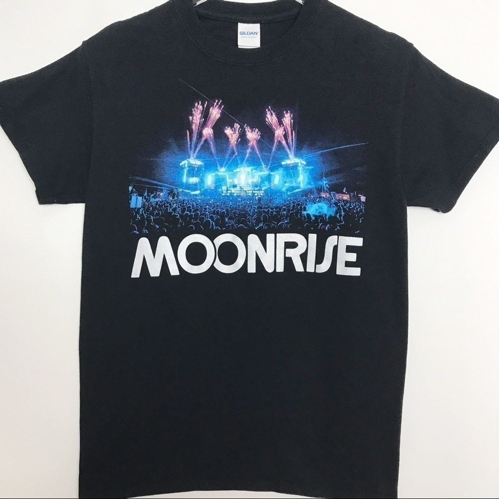 Gildan Moonrise Festival Aug 2018 Black T-shirt S